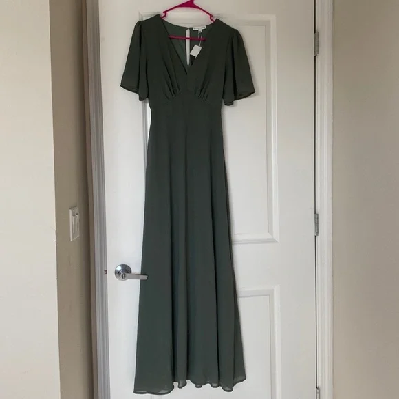 Baltic Born | Dresses | Baltic Born Maxi Dress Dark Sage | Poshmark